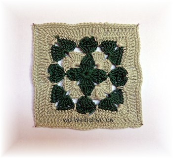 grünes Granny Square